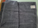 洁丽雅（Grace）新疆长绒棉A类毛巾2条装 纯棉加厚柔软面巾吸水洗脸巾 深灰+深棕 实拍图