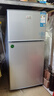 志高（CHIGO）小冰箱迷你小型家用冷藏冷冻两用宿舍出租房用双门办公室电冰箱节能省电 【一级能效】98L银色【三天约一度电】 实拍图