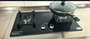 美的（Midea）【国家补贴换新立减20%】燃气灶双灶家用5.0KW大火力黑晶宽面板台嵌两用双灶 天然气灶Q330 实拍图