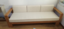 原始原素 实木沙发床 两用折叠小户型多功能可折叠床 米色垫子A5064 实拍图