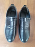 【100%真软皮】特价清仓处理断码捡漏男鞋百搭商务休闲皮鞋爸爸鞋 一脚蹬黑色 42 (260mm) 实拍图