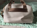 爱华仕城市旅行系列女士大容量行李包袋手提包斜挎健身包商务出差米白色 实拍图