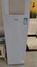 美的（Midea）136L立式家用冰柜风冷无霜全冷藏冷冻柜两用抽屉式冷柜一级能效节能小型冰箱BD/BC-136WEM国家补贴 实拍图