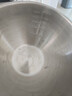 展艺烘焙工具 304不锈钢打蛋盆带刻度和面发面打发沙拉盆雪花酥 实拍图