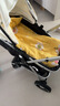 纽贝耳newber婴儿车 婴儿推车 婴儿车0-3岁用折叠可坐可躺带减震 可换向 黑白 防风保暖罩+防蚊罩+护脊板 实拍图
