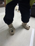 幸福玛丽（Cheerful Mario）大眼狗儿童雨靴防滑防水2025新款男童水鞋宝宝雨鞋卡其内长20cm 实拍图