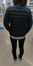 爆款轻薄棉衣女短款2025秋冬新款修身保暖圆领棉服内胆小棉袄外套 黑色-正品【卡码拍大】 L 建议90-100斤 实拍图