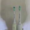 飞利浦（PHILIPS）电动牙刷头官方原装适配钻石7/9/AI系列刷柄清洁护龈亮白 3支组合装 HX9073/67 白色  实拍图