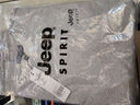 JEEP SPIRIT卫衣男春秋新品男士大码纯色长袖圆领T恤运动休闲时尚棉质 春秋款 灰色 6501 XL （建议125-145斤） 实拍图