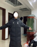 adidas 通勤羽绒服休闲长款鸭绒男女秋冬新款阿迪达斯官方轻运动   黑色   M 实拍图