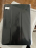 弥为适用2025新款/24款华为MatePad Air保护套 12英寸普通版/柔光板平板保护壳轻薄皮套 黑色 实拍图