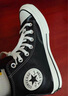 匡威（Converse）官方1970S男女高帮牛皮革休闲板鞋经典黑黑色A13863C A13863C 43 实拍图
