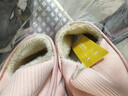 利达妮（TZLDN）防水包跟棉鞋女士秋冬季保暖拖鞋居家全包二棉鞋可半包棉拖鞋女款 实拍图