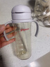 贝亲（Pigeon）自然成长翻盖直饮吸管 大童奶瓶330ml 经典款 18月+  AA278 实拍图