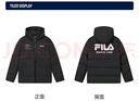 FILA 斐乐官方情侣羽绒服2025年冬时尚休闲连帽上衣男女同款保暖外套 实拍图