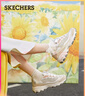 斯凯奇（Skechers）奶茶熊女鞋秋季厚底老爹鞋软底百搭熊猫鞋休闲运动鞋149238 实拍图