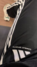 阿迪达斯 （adidas）长裤男女秋季宽松透气直筒裤跑步运动防风休闲裤 黑白 XL 实拍图