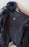 adidas经典三条纹运动连帽夹克外套男女春季阿迪达斯三叶草 黑色   L 实拍图