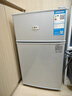 小黄鸭 迷你冰箱小 108L双门冷藏冷冻小型家用宿舍租房电冰箱小巧不占地 一级能效省电节能 68L【一级能效，租房省电款】 银色 实拍图