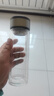 【⭐京东物流配送】高硼硅双层玻璃杯大容量泡茶杯水杯子茶水分离 【双层加厚】茶杯 350ml 1只 实拍图