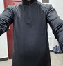 安踏零压T | 男子户外半拉链长袖加绒秋冬舒适速干百搭运动跑步打底衫 【户外升级速干】基础黑6401-2 XL 实拍图