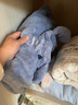 欧孕（OUYUN）婴儿浴巾珊瑚绒速干儿童斗篷浴袍带帽宝宝洗澡浴衣 大象145*85 实拍图