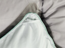 Lady Laura富安娜出品羽绒被95白鹅绒被冬被加厚保暖白鸭绒被春秋被子单双人 艾绿灰 200*230cm  8斤 冬被 实拍图