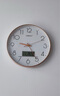 康巴丝（Compas）挂钟客厅钟表 万年历简约石英钟表挂墙时钟 C3242Y 轻奢金色 28cm 实拍图