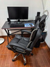 奥伦福特 电脑椅办公椅子电竞椅家用人体工学椅老板椅主播靠背椅皮革转椅 工学椅-黑+搁脚+乳胶+【顶配】 实拍图
