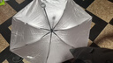 【已售100万】手动UV折叠黑胶防晒防紫外线遮阳晴雨两用伞 【爆款雨伞】7骨内层银胶纯色随机 实拍图