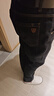 真维斯（JEANSWEST）牛仔裤男士加绒直筒宽松男裤冬季长裤弹力休闲裤子黑色加绒34 实拍图