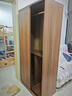 衣柜家用卧室推拉门儿童衣橱出租房屋用经济型简易柜子小户型 【柚木色】长80cm主柜 升级加厚 【自行安装 送货到楼下】组装 实拍图
