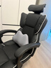 锦汐电脑椅办公椅子电竞椅家用人体工学椅老板椅主播靠背椅皮革转椅 黑色-工学椅【含乳胶坐垫】 实拍图
