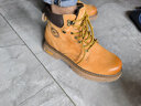 骆驼（CAMEL）王俊凯同款马丁靴高帮秋户外工装大黄靴男 G15W136025 沙漠黄 41 实拍图