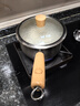 双枪（Suncha）316L不锈钢小奶锅辅食锅汤锅泡面蒸锅燃气电磁炉18cm带盖 实拍图