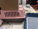 【京东物流】宠物航空箱大号猫狗外出托运箱车载猫窝便携狗笼猫包 1号45cm*30cm*33cm【带挂碗+垫片】 实拍图