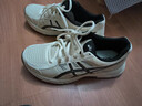亚瑟士ASICS女鞋网面跑鞋百搭缓震运动鞋透气跑步鞋 GEL-CONTEND 4 米白色/黑色 37.5 实拍图