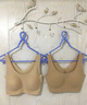 ubras【2件装】无尺码免拆V领内衣女背心美背粉底液色文胸罩无痕隐形 柔灰紫+燕麦奶 实拍图