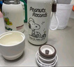史努比（SNOOPY）儿童保温杯带吸管316食品级男女双饮杯小学生上学专用喝水杯子 白 实拍图