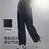 森马（Semir）【大促福袋】休闲裤男女简约百搭长裤夏季运动风潮流裤子 女-Q款黑色【垂感阔腿裤】 L 实拍图