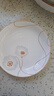 陶瓷碗家用喜庆乔迁新居碗碟餐具套装岁月静好饭碗 岁月静好2个装圆盘【7英寸】 实拍图