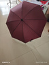 天堂 防风雨伞长柄 雨伞半自动男士商务伞超大伞面 酱红 实拍图