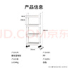 金隆兴厨房小推车置物架多层婴儿用品浴室落地蔬菜零食可移动收纳架 4层 实拍图