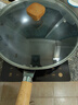苏泊尔（SUPOR）铁锅家用炒菜锅无涂层传统老式精铁大炒锅平底燃气电磁炉通用 精铁炒锅【带盖款】 30cm 实拍图