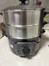 美的（Midea）电蒸锅 炖蒸煮一体多功能锅电煮锅分体式电锅 电火锅电热锅3层大容量加厚不锈钢蒸笼 上蒸下煮 10L 【30s出蒸汽】ZG26EASY401 实拍图