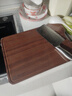 双枪乌金檀菜板 百年龄整木砧案板家用切菜食品抗菌防霉实木40*27*2.5 实拍图