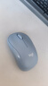 罗技（Logitech）M221 轻音鼠标 无线鼠标 办公鼠标 对称鼠标 带无线微型接收器 雾霭蓝 实拍图