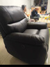 芝华仕（CHEERS）头等舱布单椅电动功能布艺单人沙发客厅懒人椅摇转芝华士9780黑 实拍图