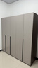 林氏家居简约衣柜原木风挂衣卧室出租屋家用小户型五门衣柜OV3D-A 实拍图