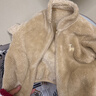 优衣库婴幼儿宝宝长绒摇粒绒拉链茄克长袖外套25秋冬新款478434 31 米色 80 实拍图